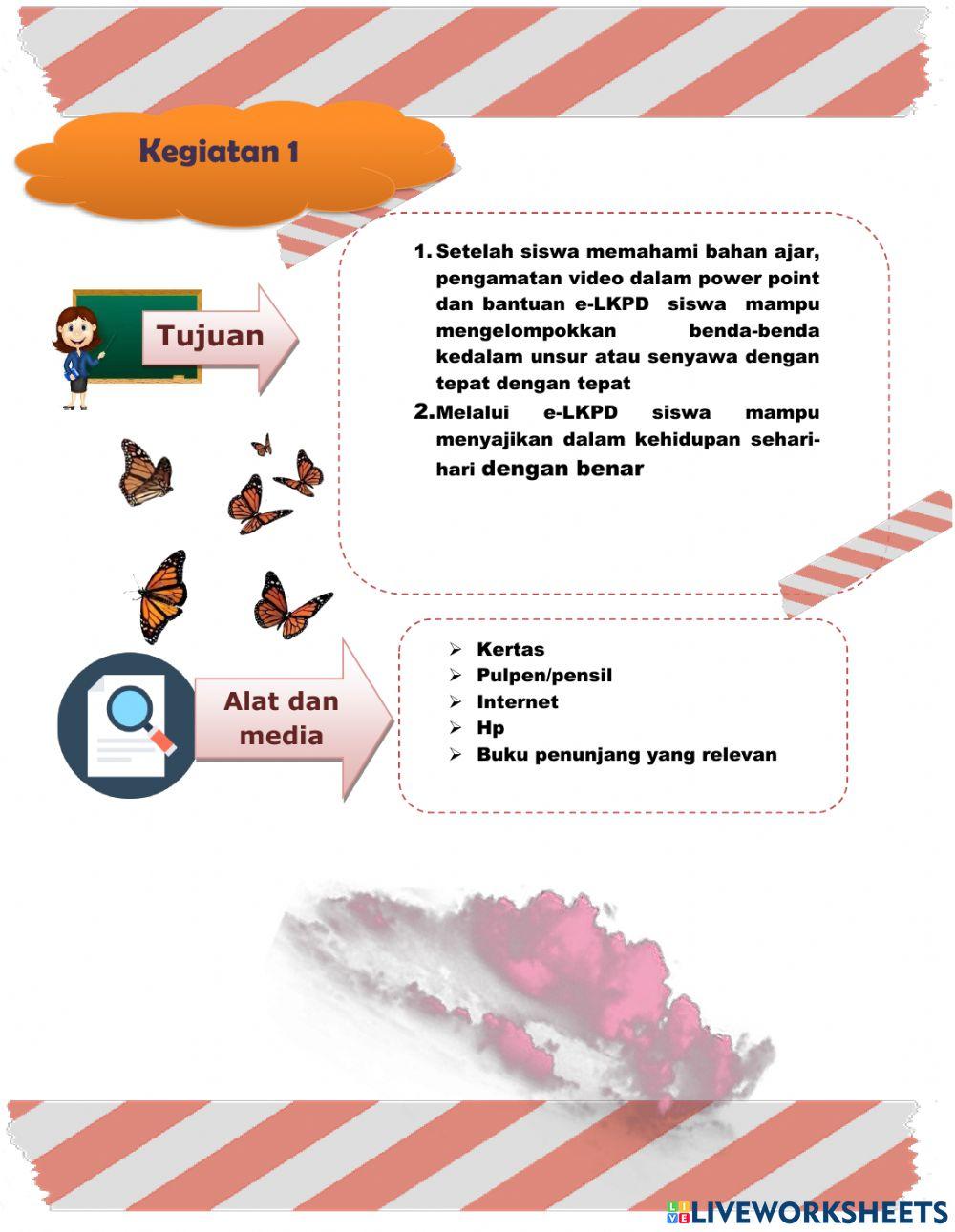 LKPD Tema 9 Subtema 3 PB 1 bagian 1 kegiatan 1 dan kegiatan 2