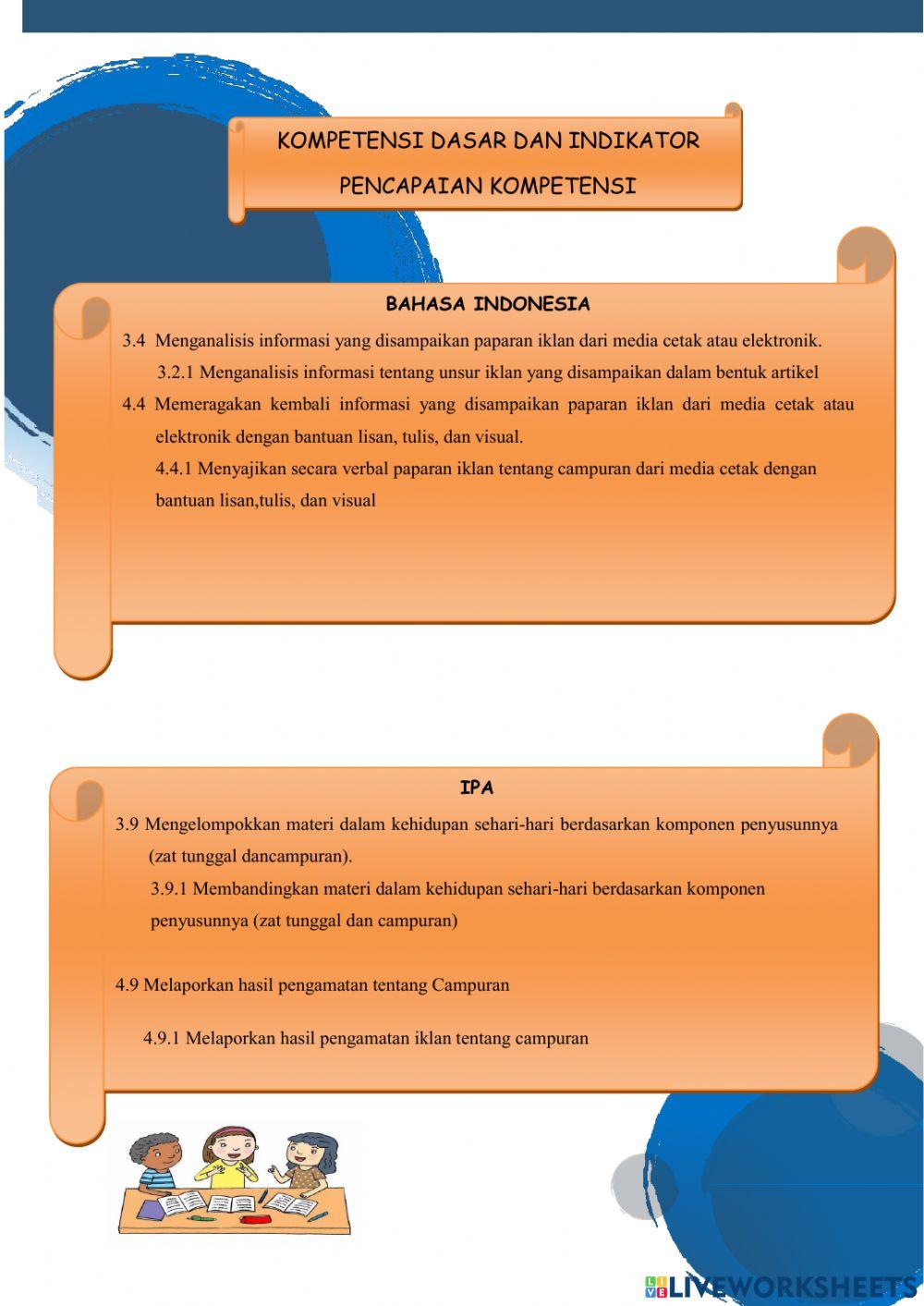 Materi kelas 5 tema 9 ST 1 PB 2
