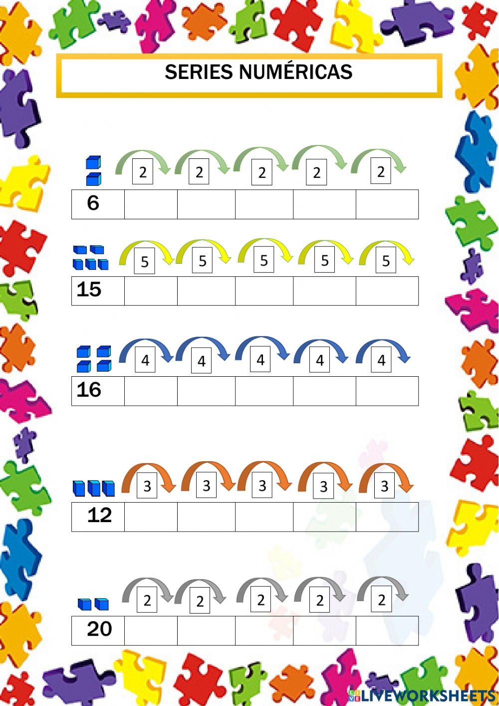 SERIES NUMÉRICAS U-6 (2-3 y 5)