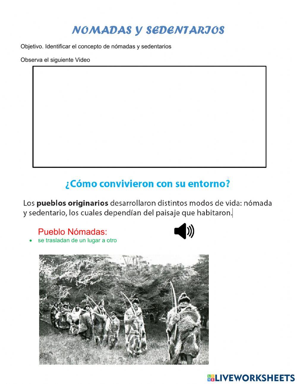 Pueblos Nomadas y Sedentarios