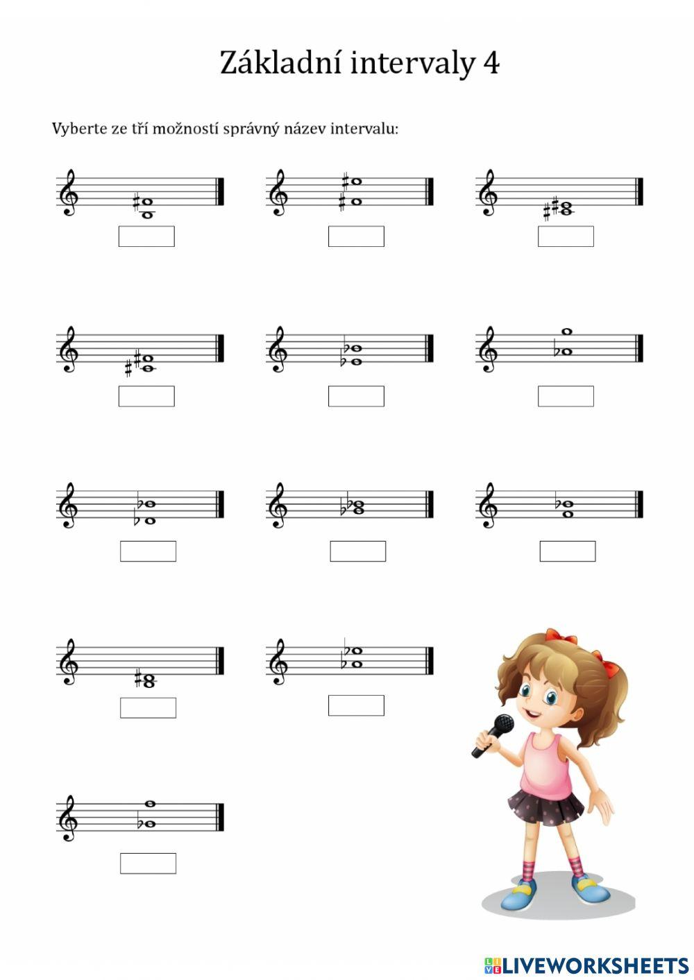 Základní intervaly 4
