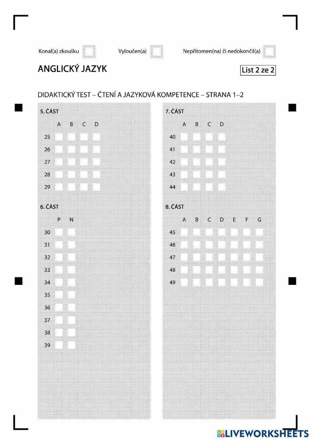 Did. test 2017 podzim