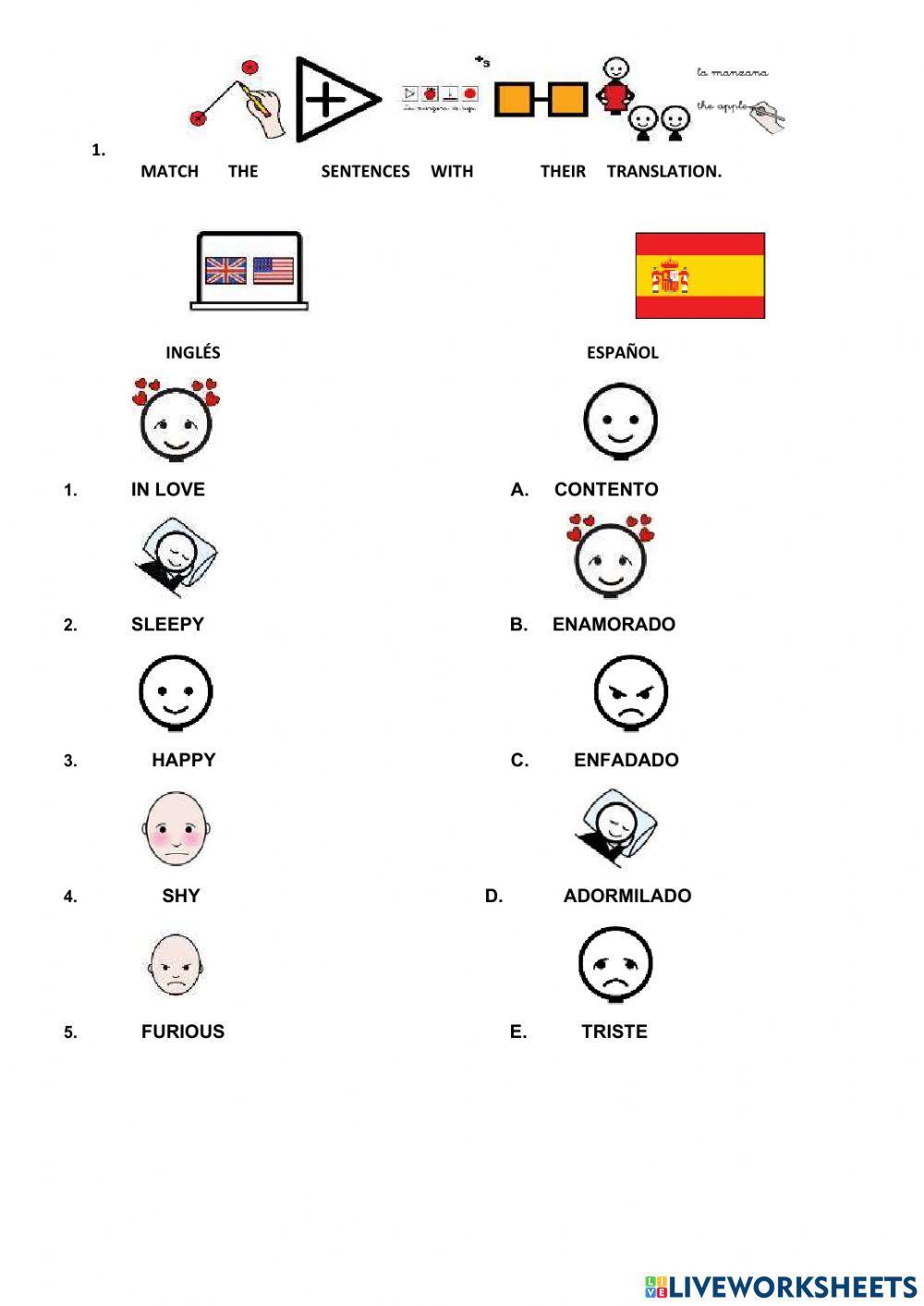 Unir Sinónimos Inglés