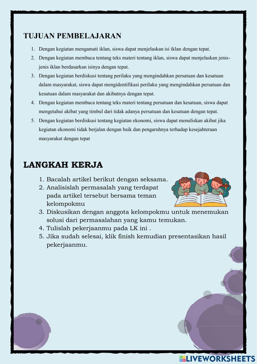 Kelas 5 Tema 9 Sub tema 3 PB 3