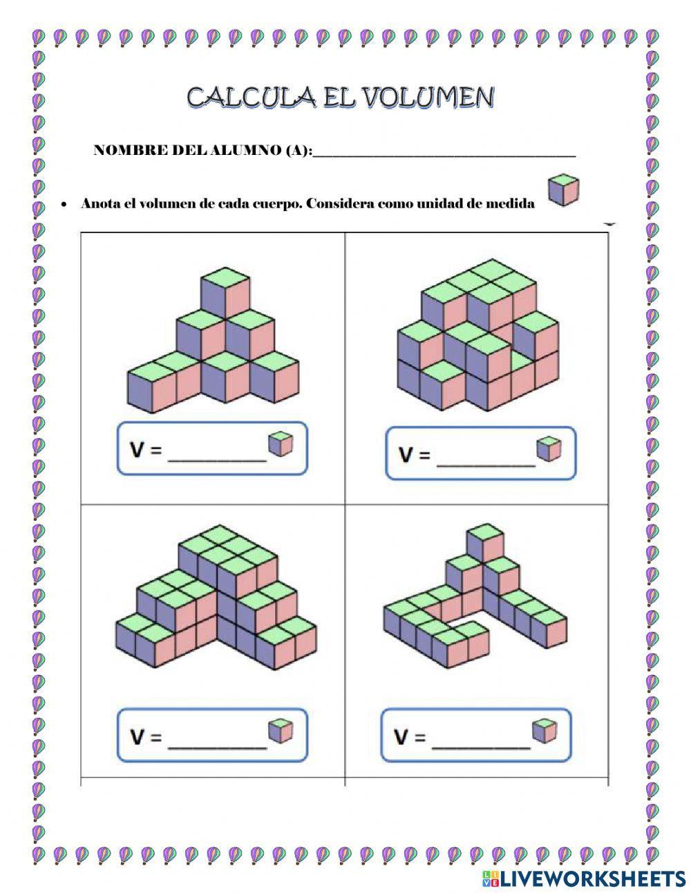 Volumen unidad cúbica Volumen unidad cúbica