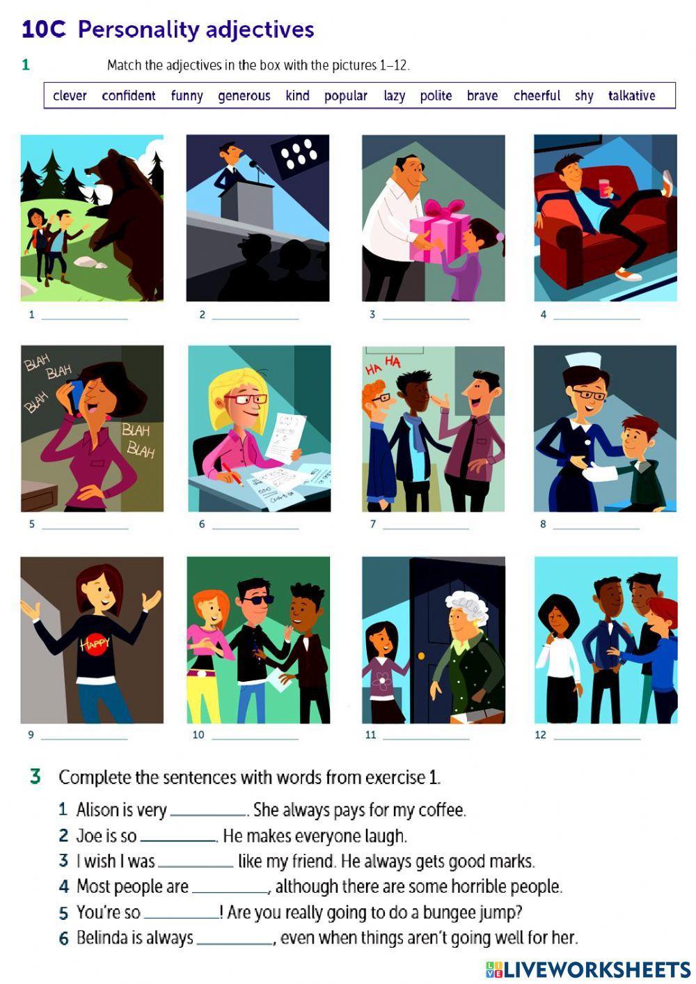 Describing personality and using superlatives