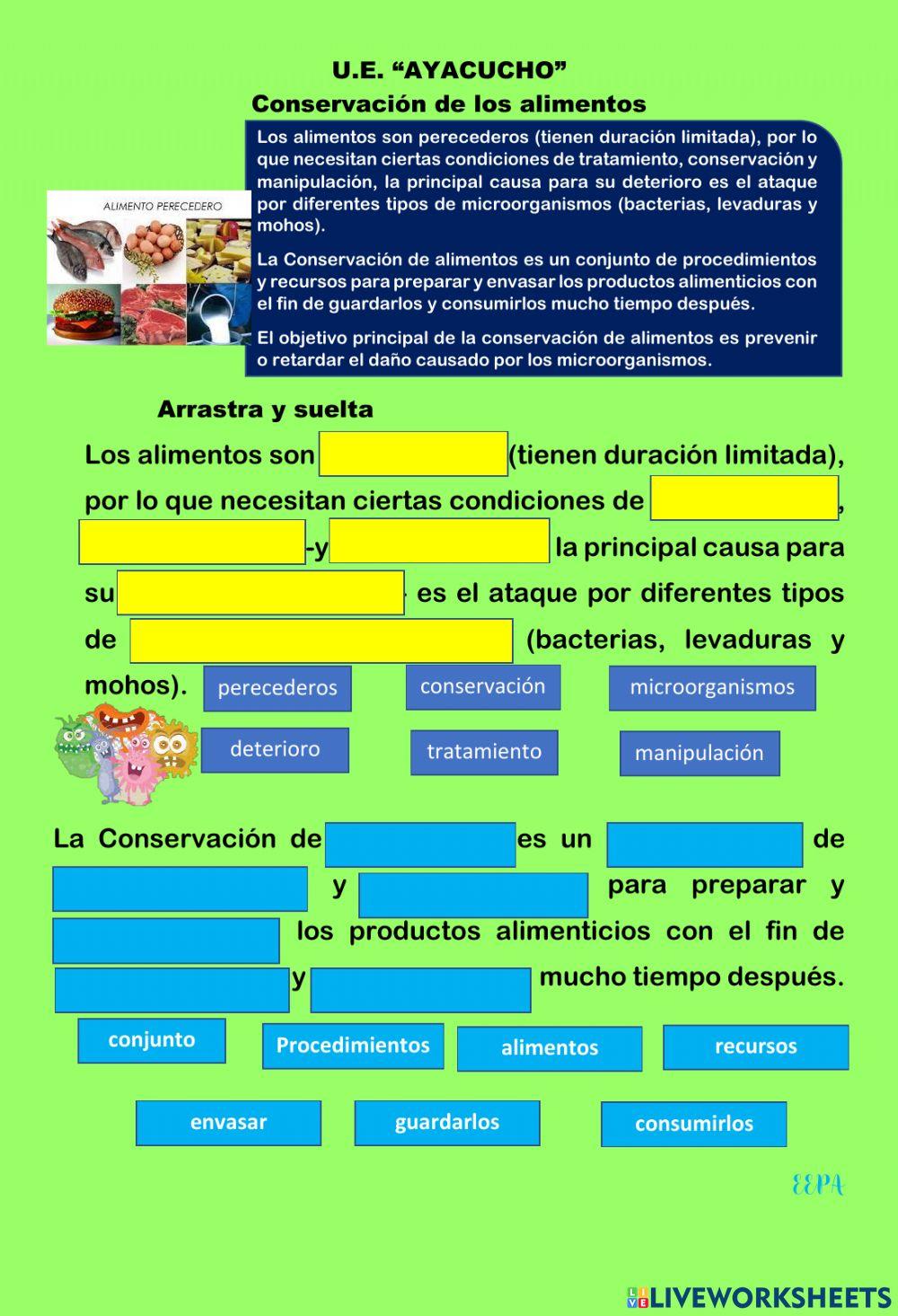 Conservación de Alimentos