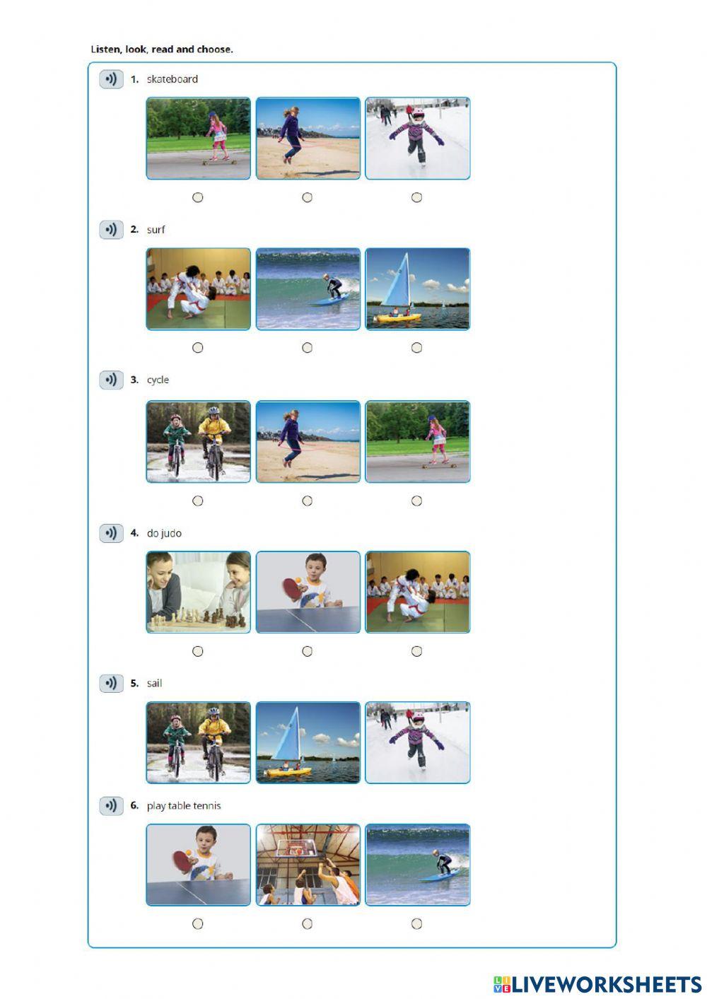 Bi3 vocabulary and song 1