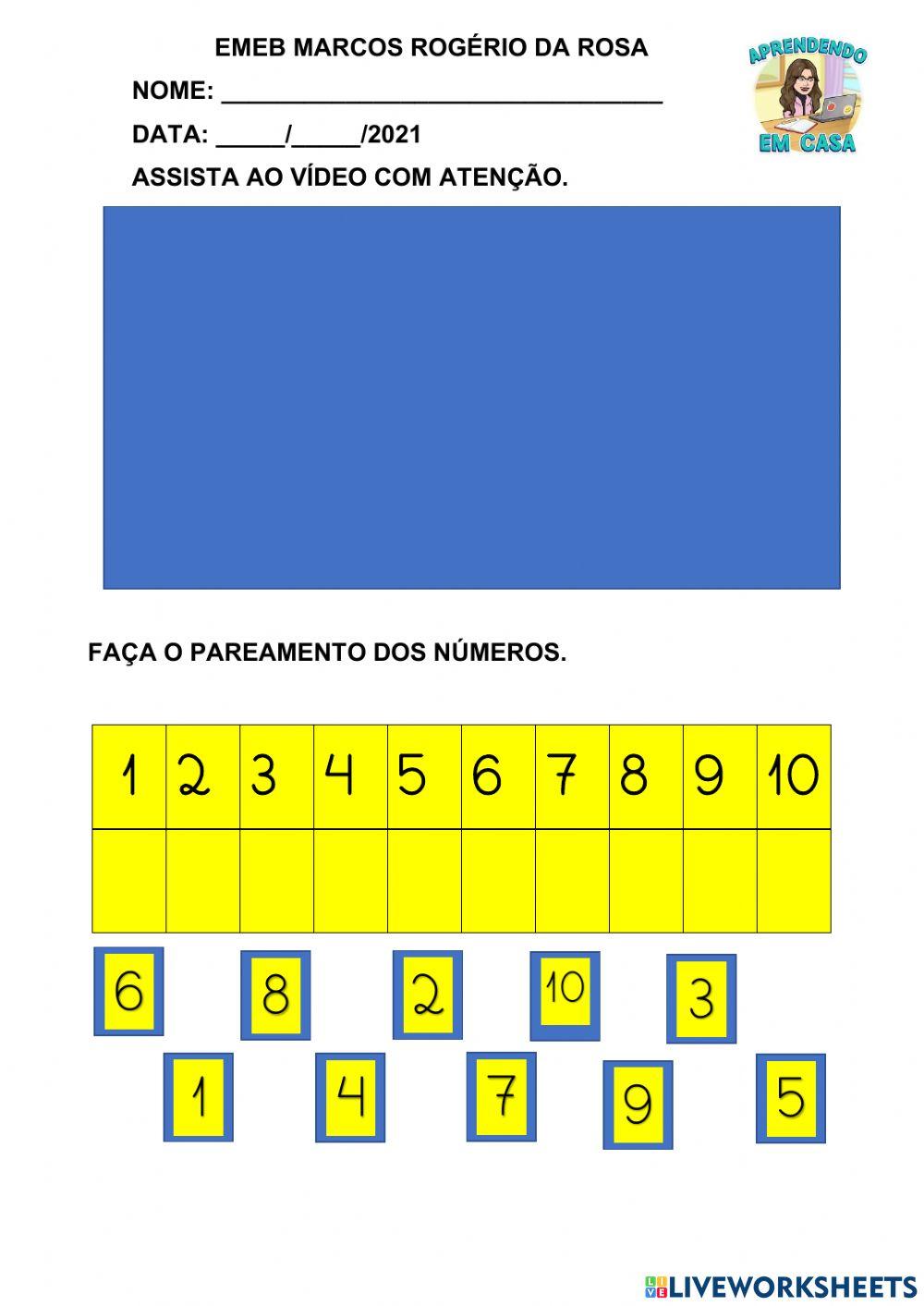 Pareamento de números