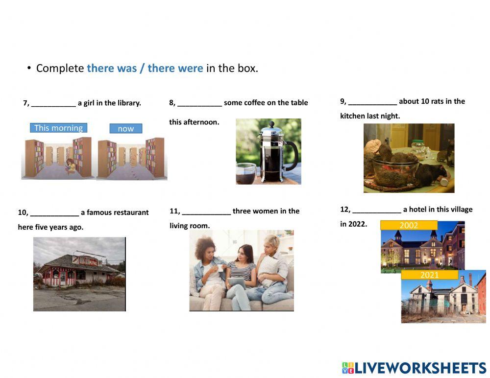 There was & There were