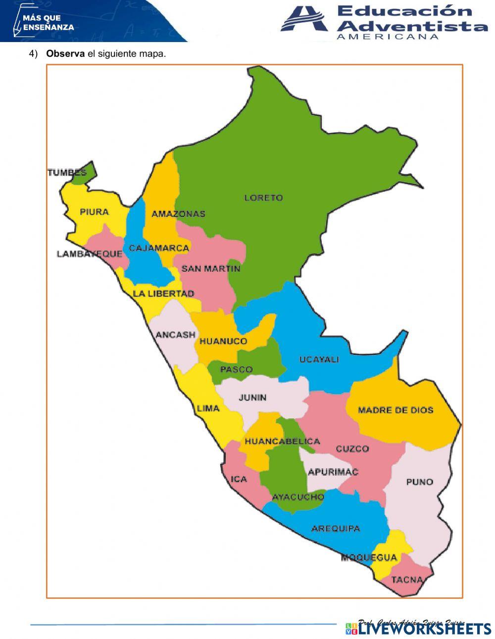 Ubicación de la culturas preincas