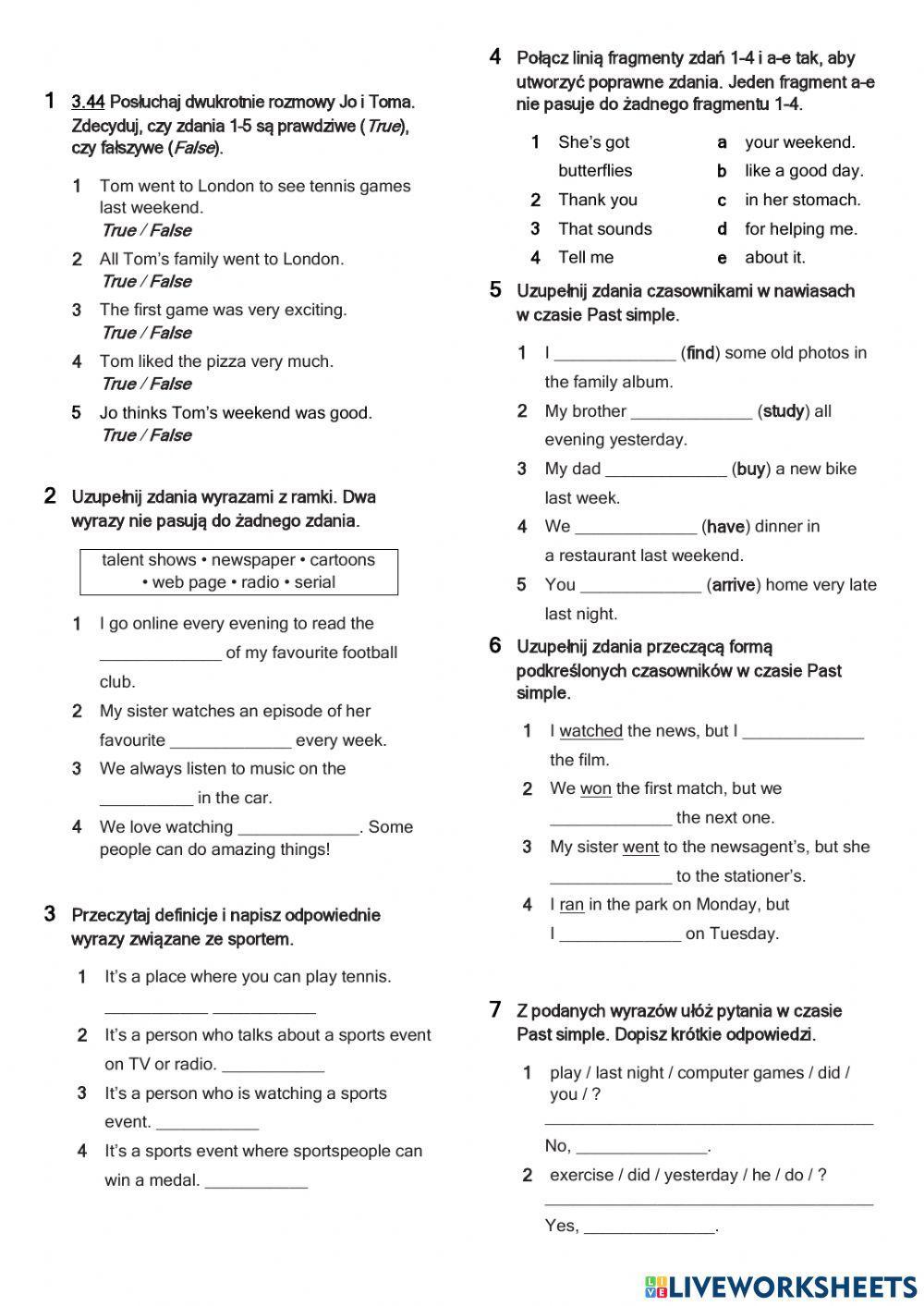 Brainy 5 unit 7 test