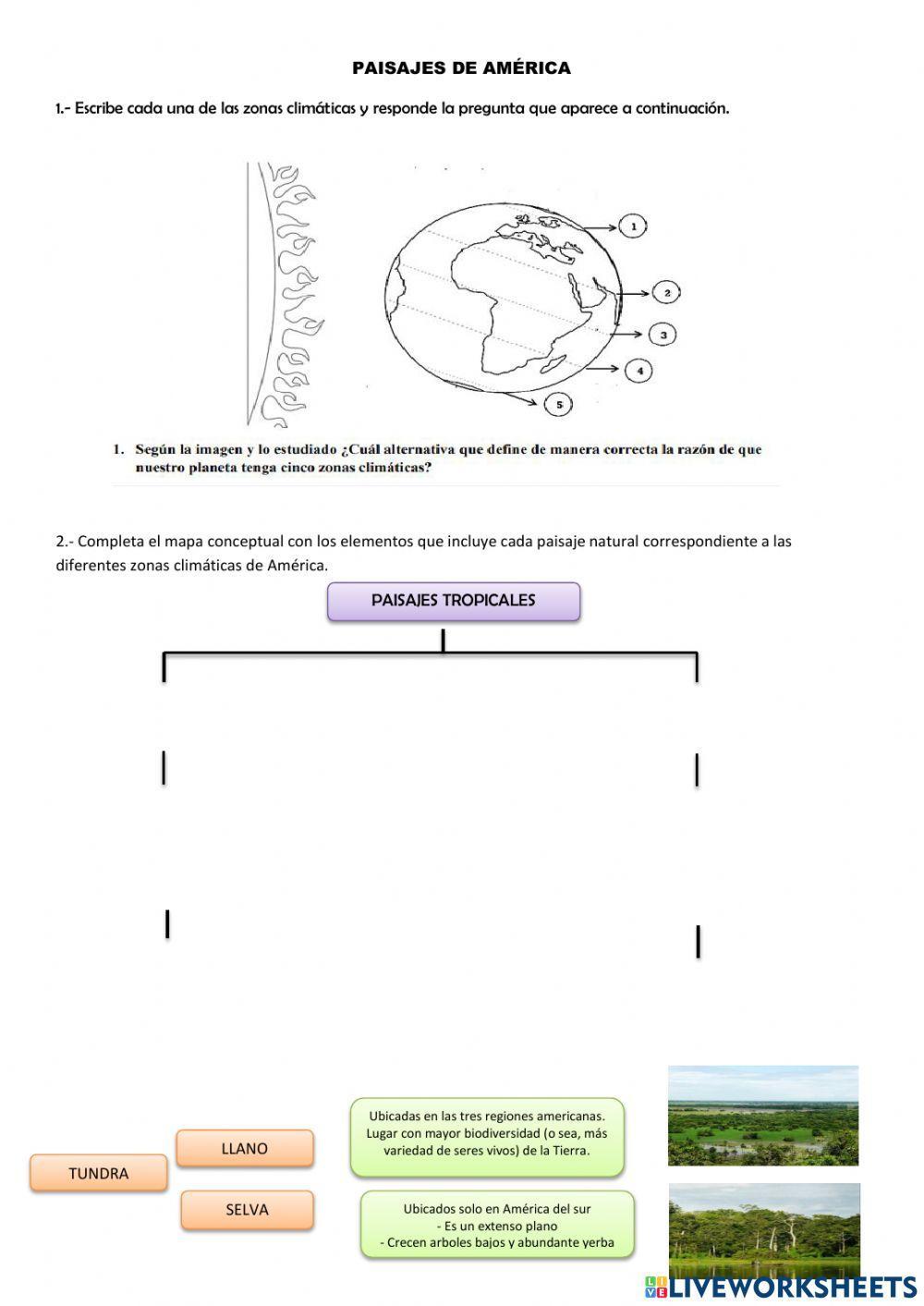 Paisajes de América