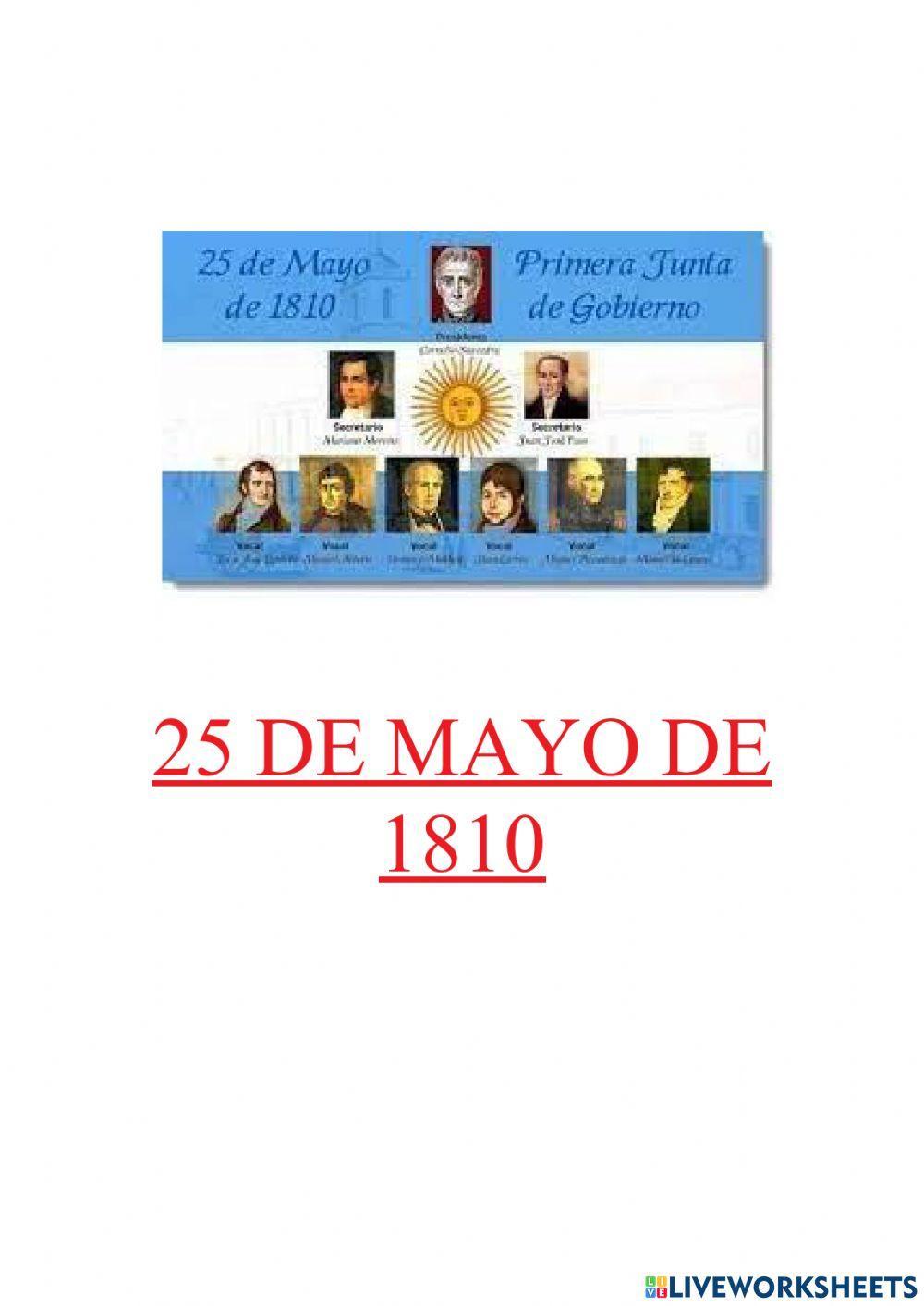 25 de mayo de 1810