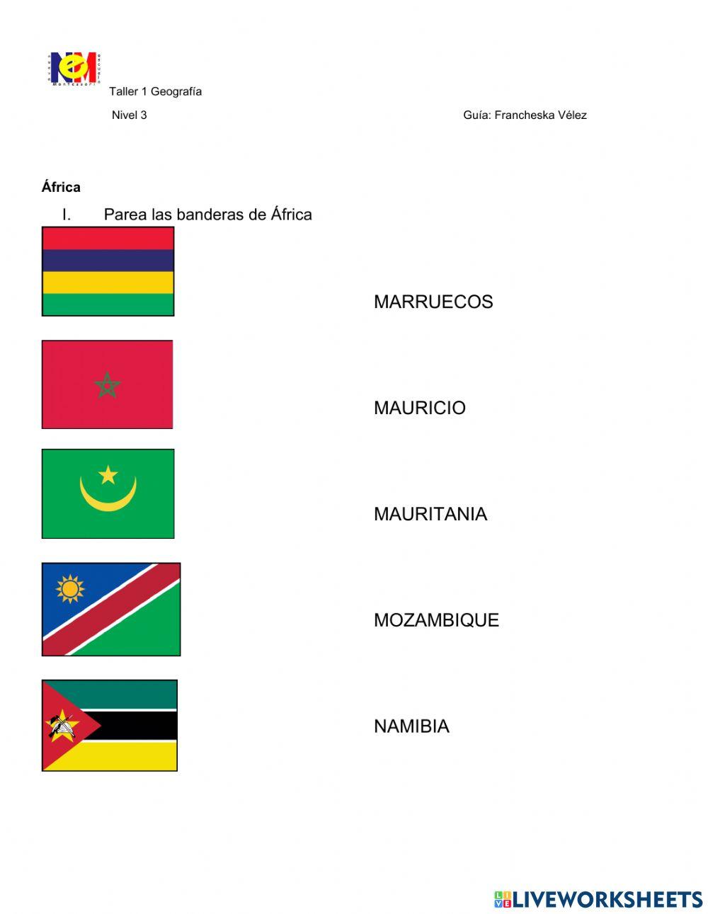 Banderas de Africa