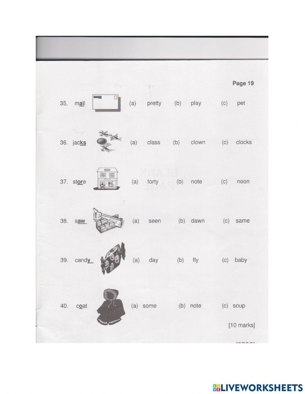 GLAT Language Skills 2009