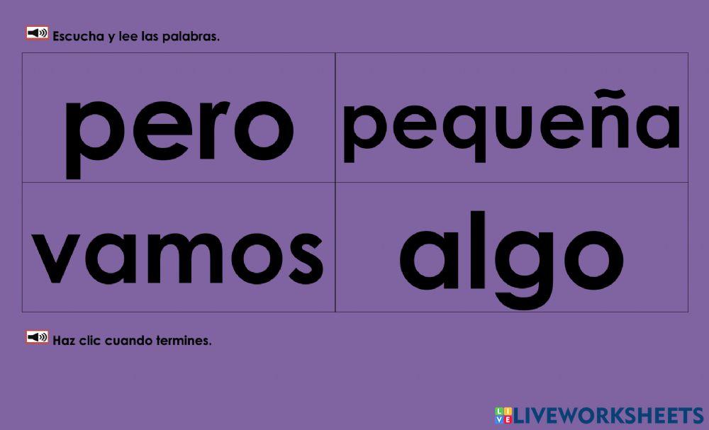 Lee las tarjetas 4: 1st grade