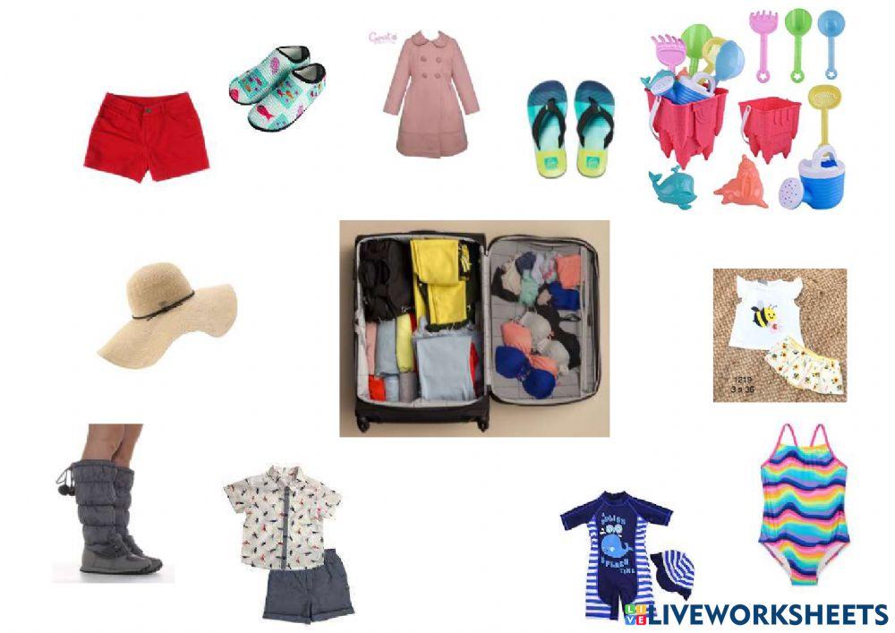 Maleta para ir a la playa