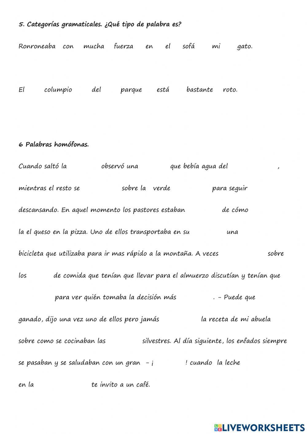 Repaso prueba bloque vi lengua