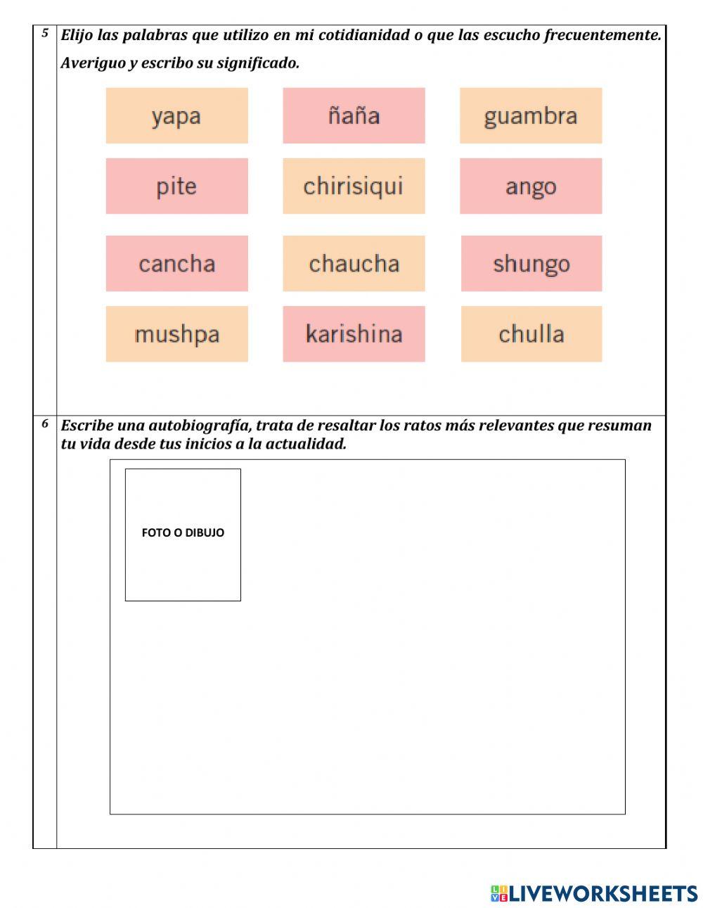 EVALUACIÓN LENGUA OCTAVO