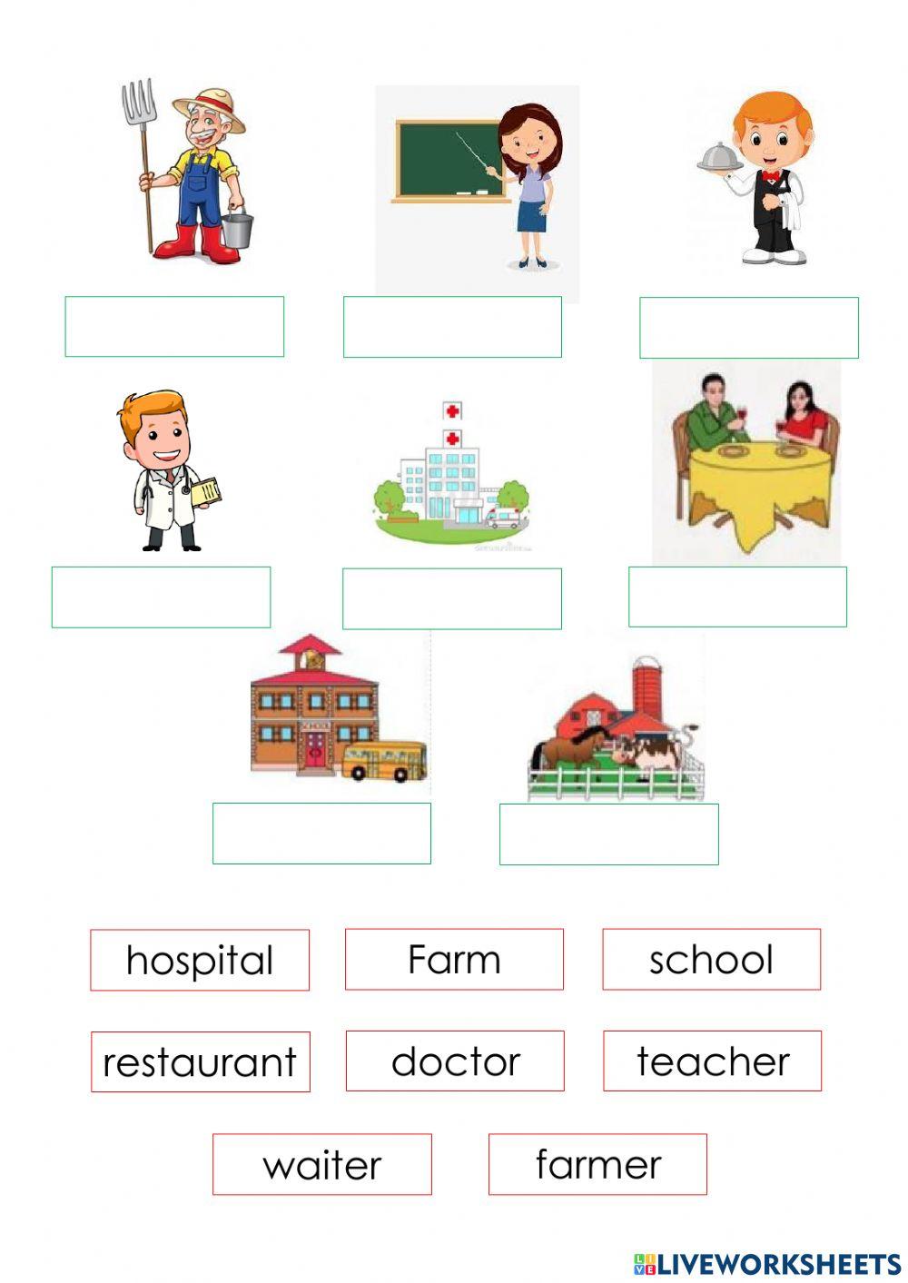 Match places and jobs