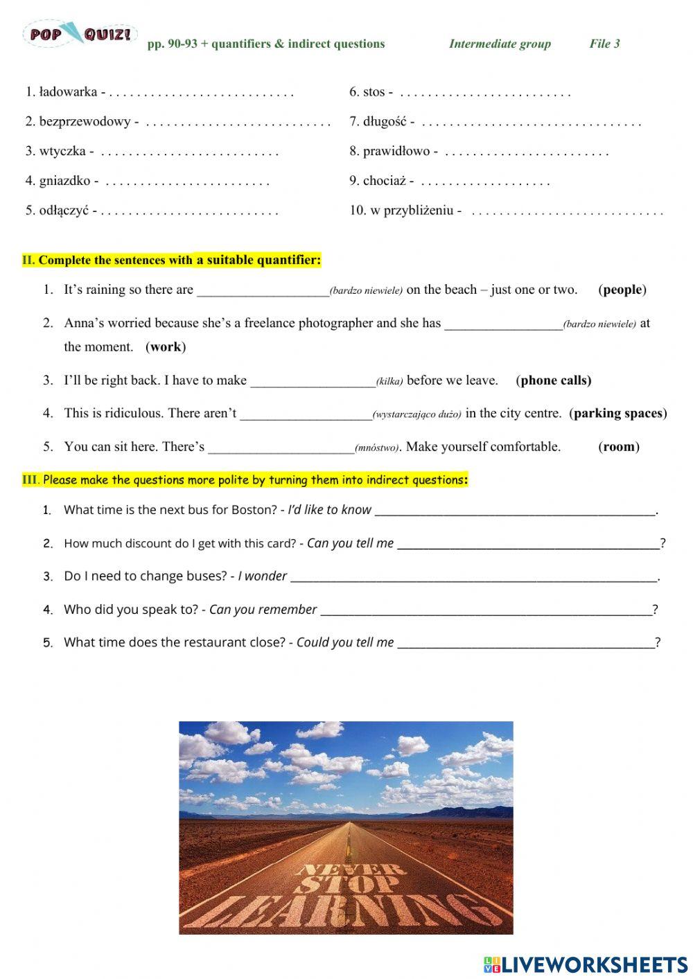 Intermediate file - pop quiz - 13