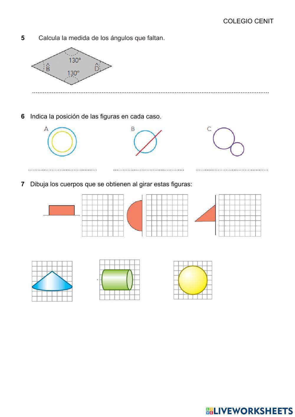 Repaso de formas geométricas