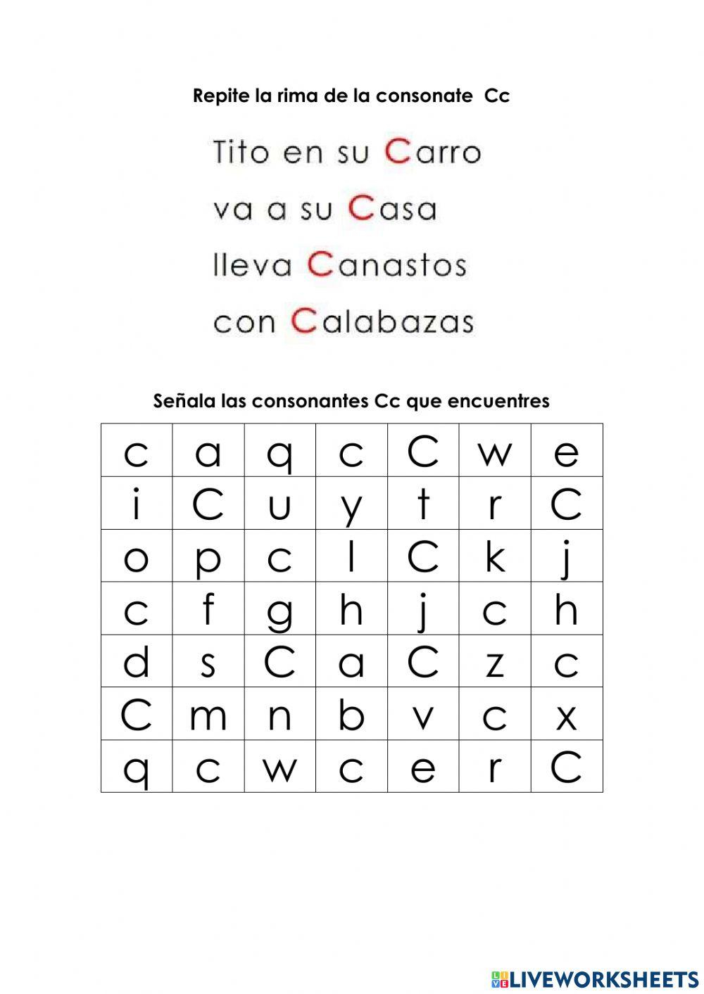 Consonante Cc