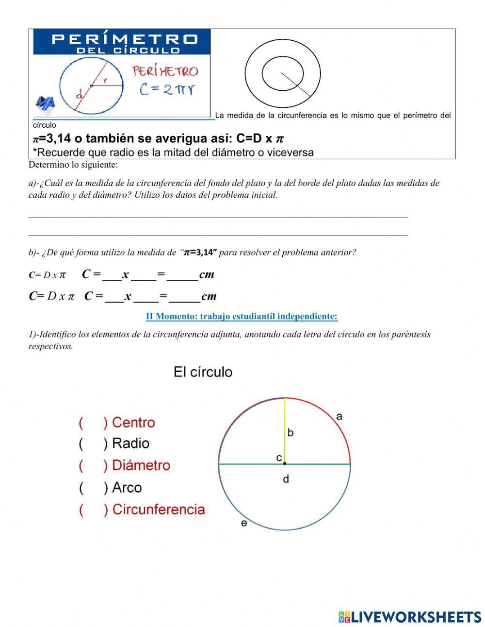 GTA 1 matemáticas circunferencia