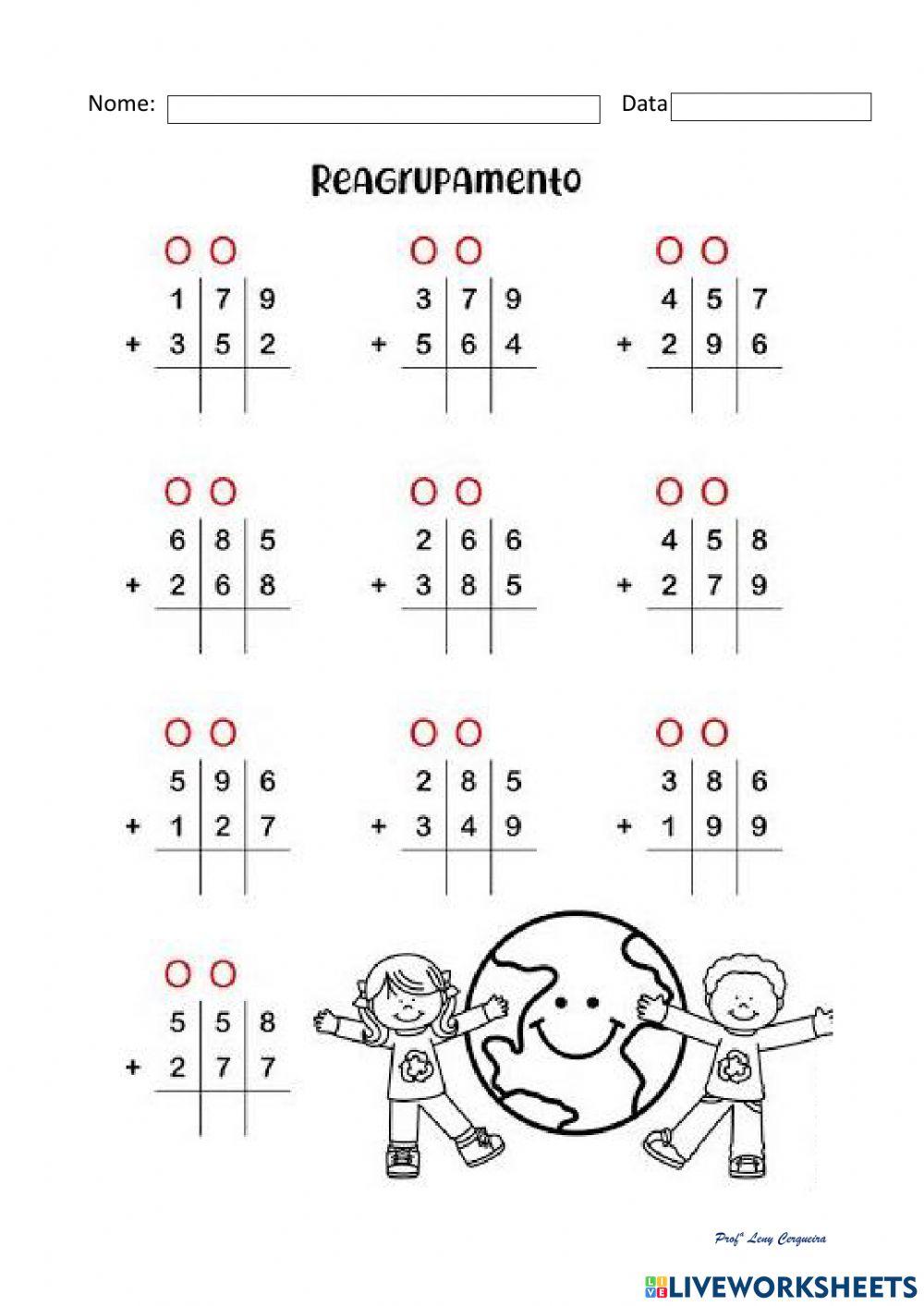 Adição com reagrupamento