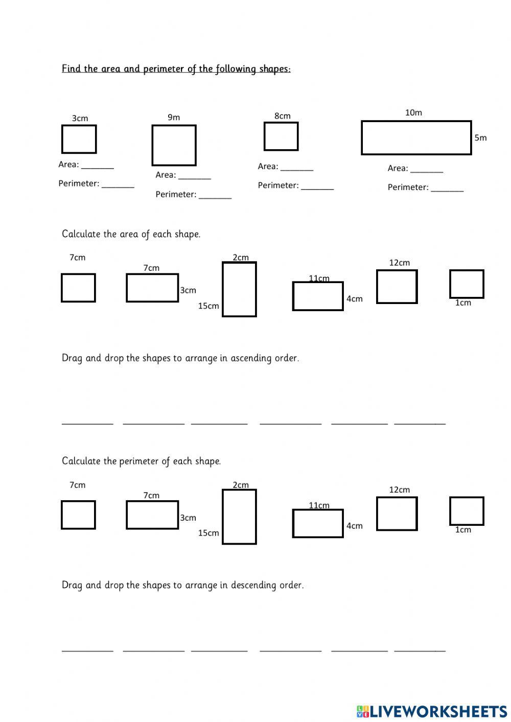 Area and Perimeter