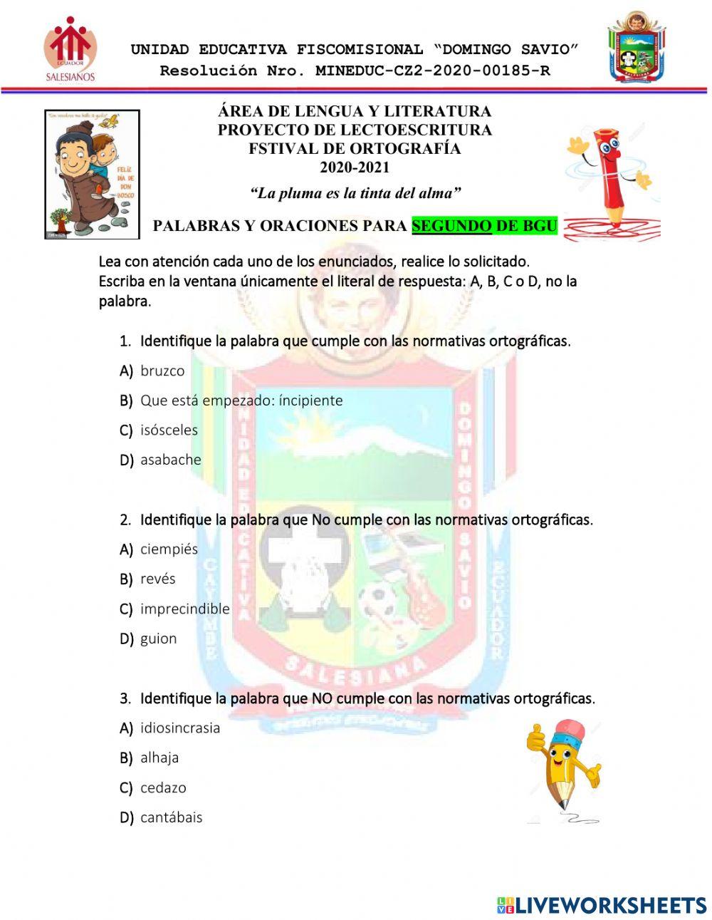 12-Festival ortografía