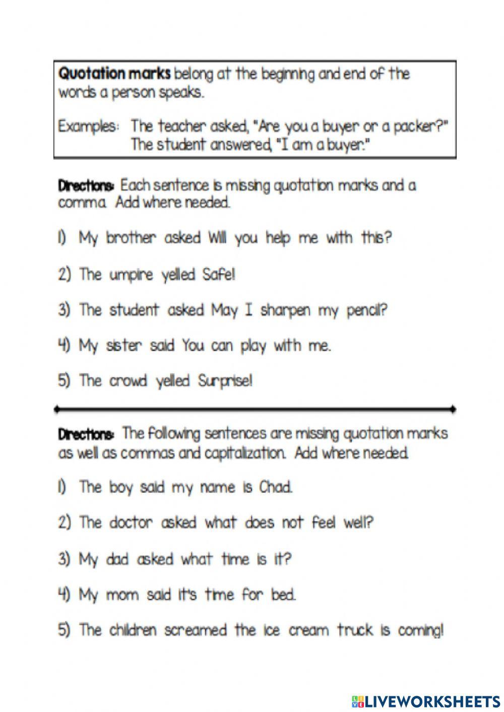 Quotations Quotations