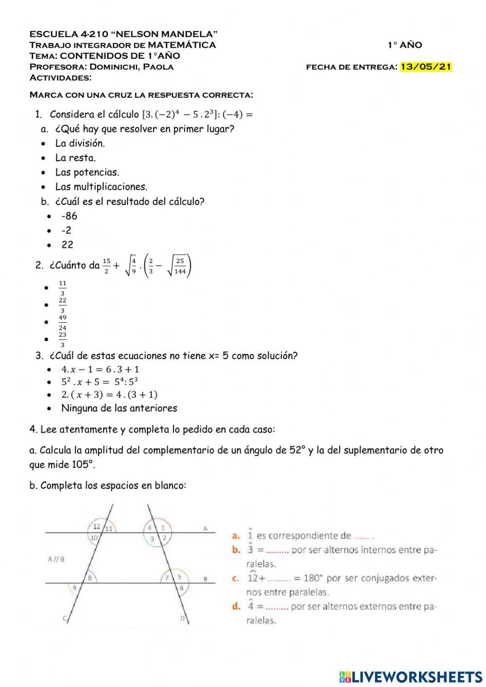 Trabajo practico integrador de 1° año