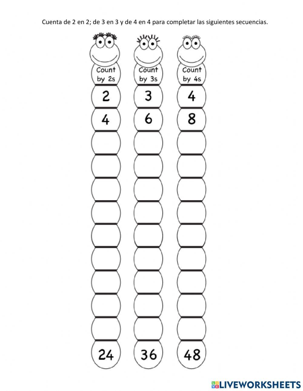 Sta tablas worksheet Live Worksheets Sta tablas worksheet Live Worksheets