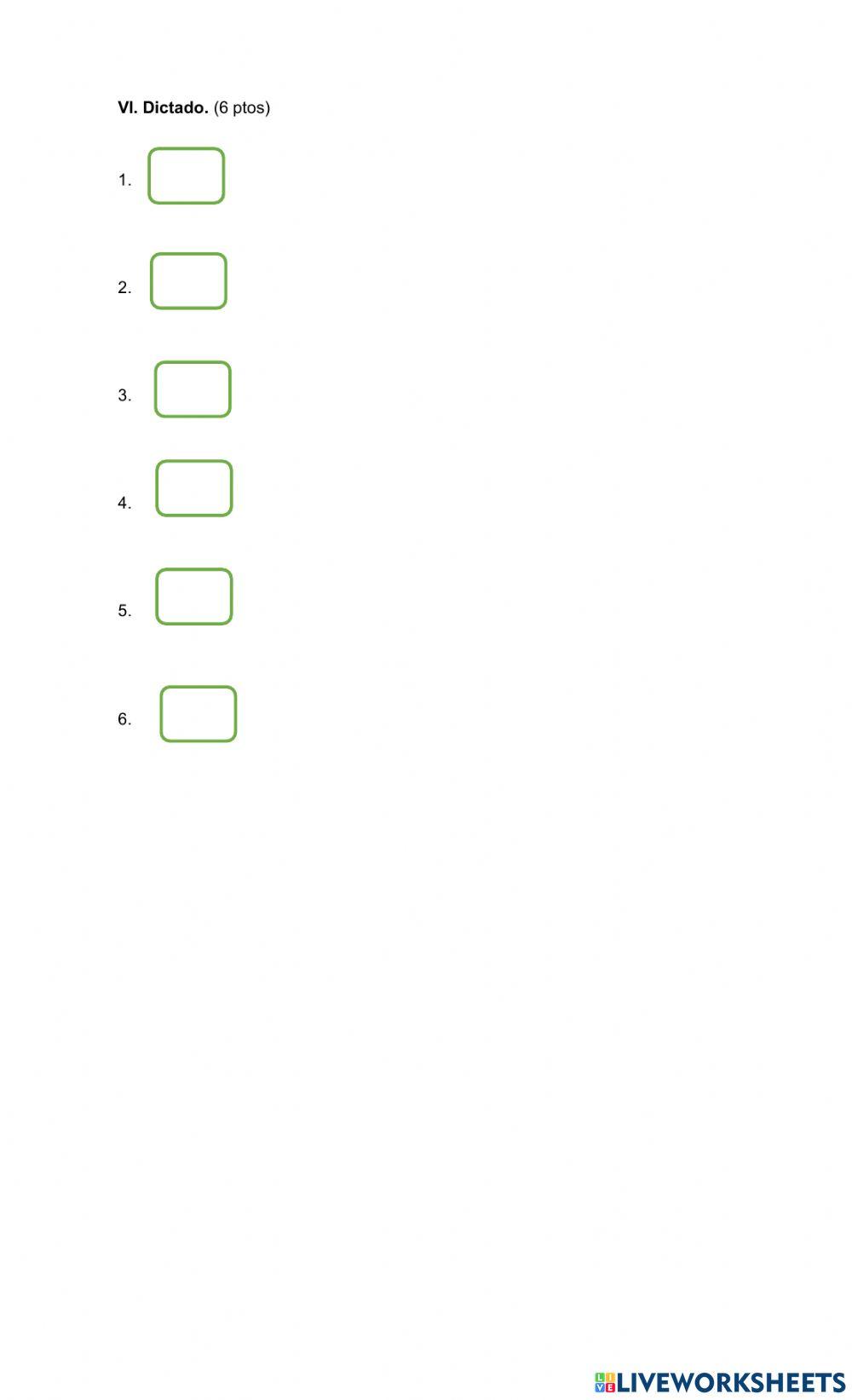 Evaluación de Matemática