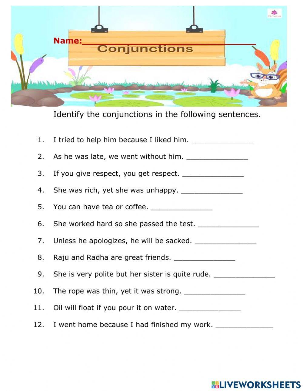 Conjunctions