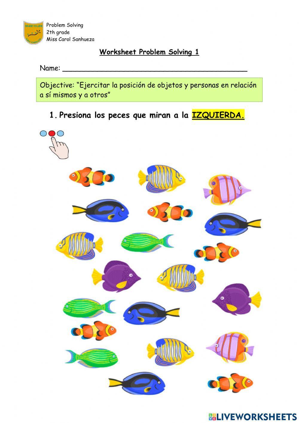Posición de objetos y personas (Derecha - Izquierda)