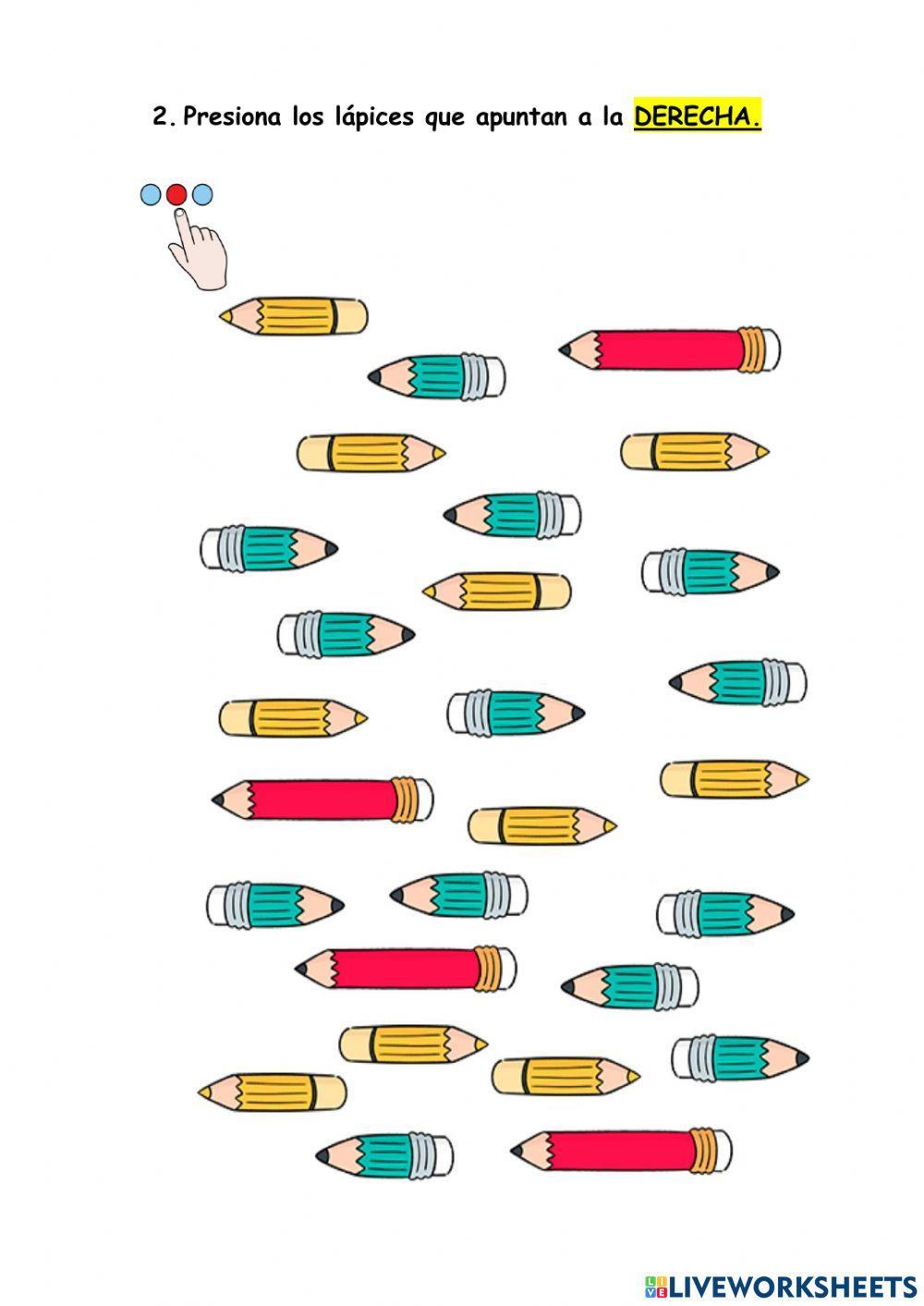 Posición de objetos y personas (Derecha - Izquierda)