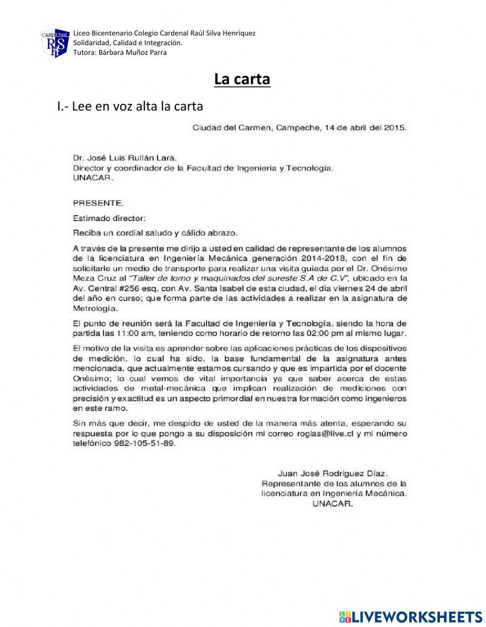 La carta