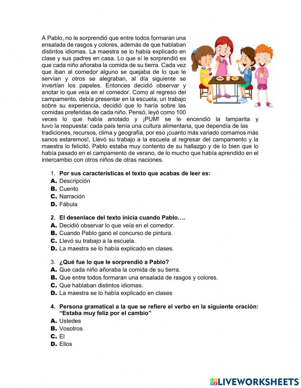 Diagnostico Lengua y Literatura