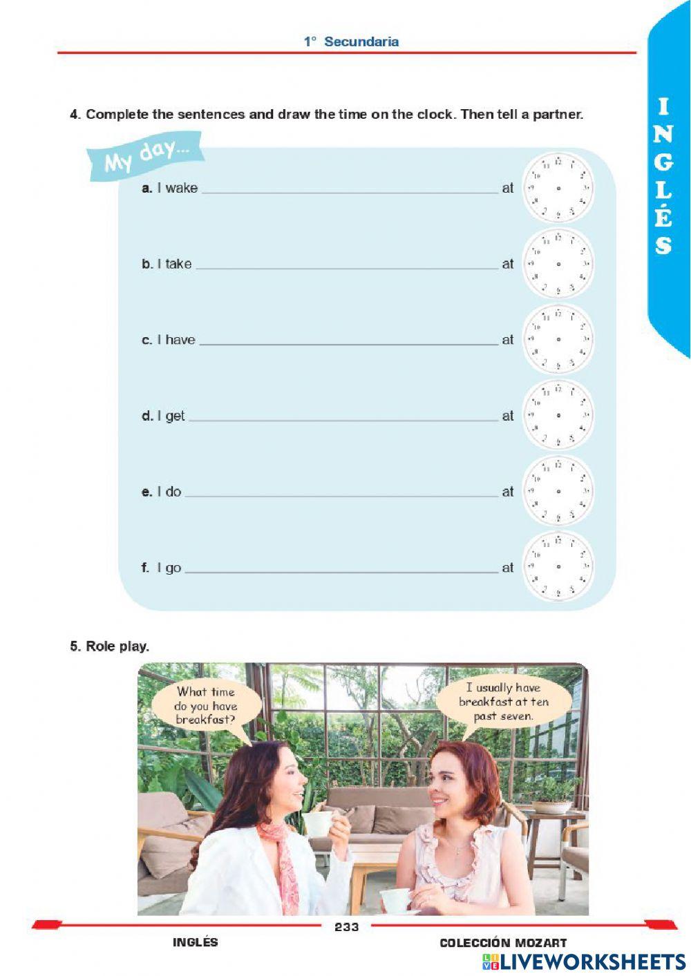 Unidad 3 - Inglés 1°