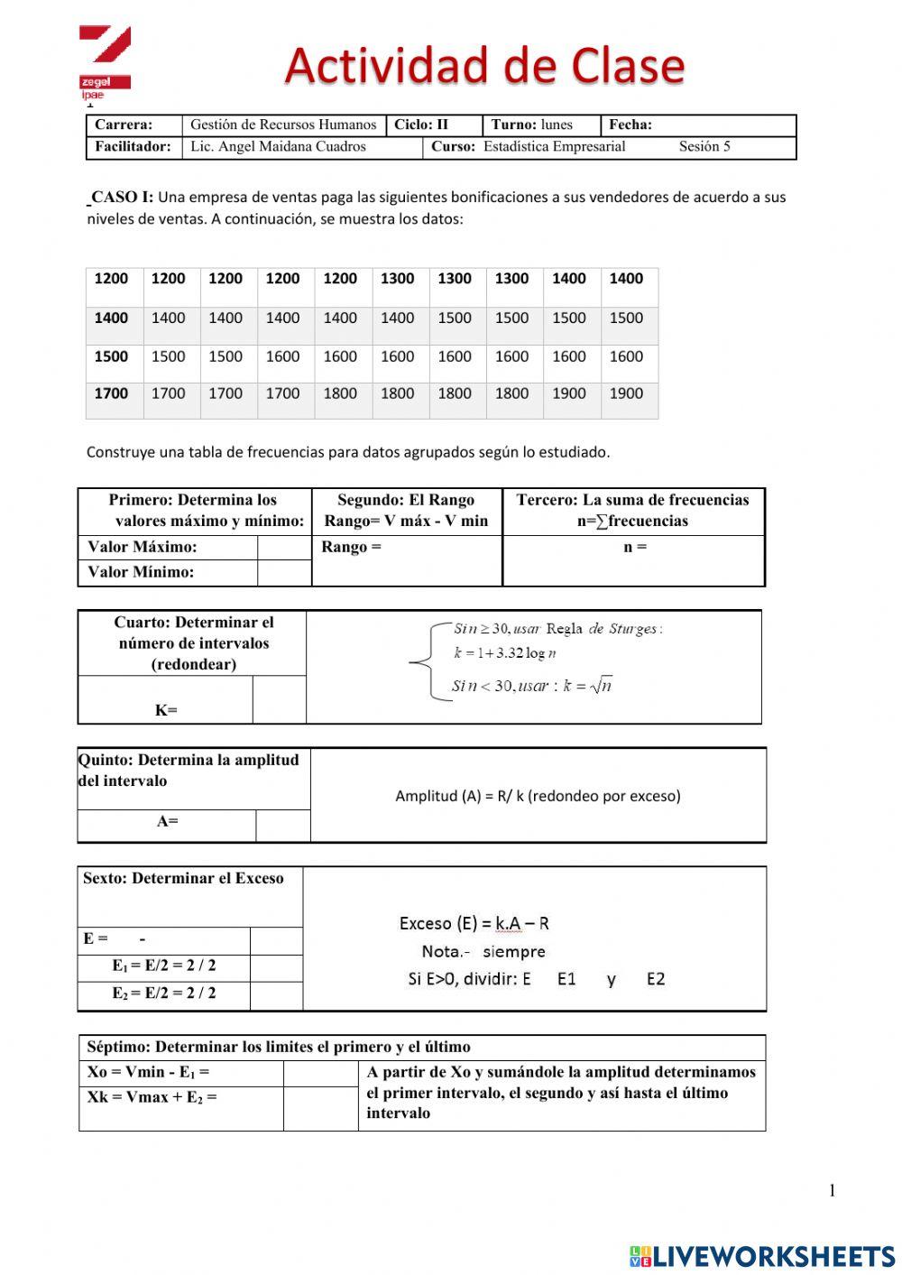 Intervalos de Clase 1