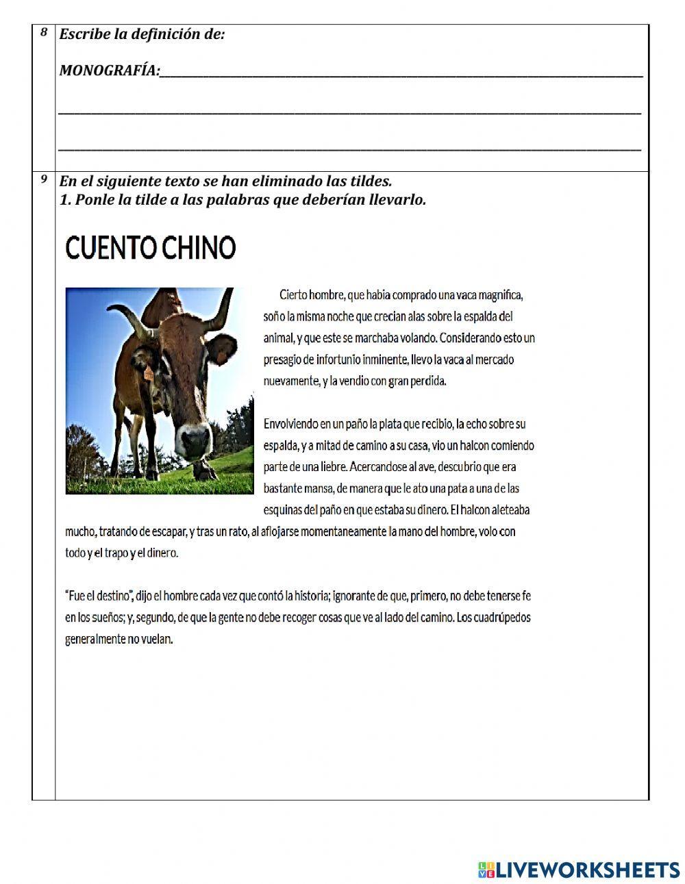 10mo. lengua y literatura