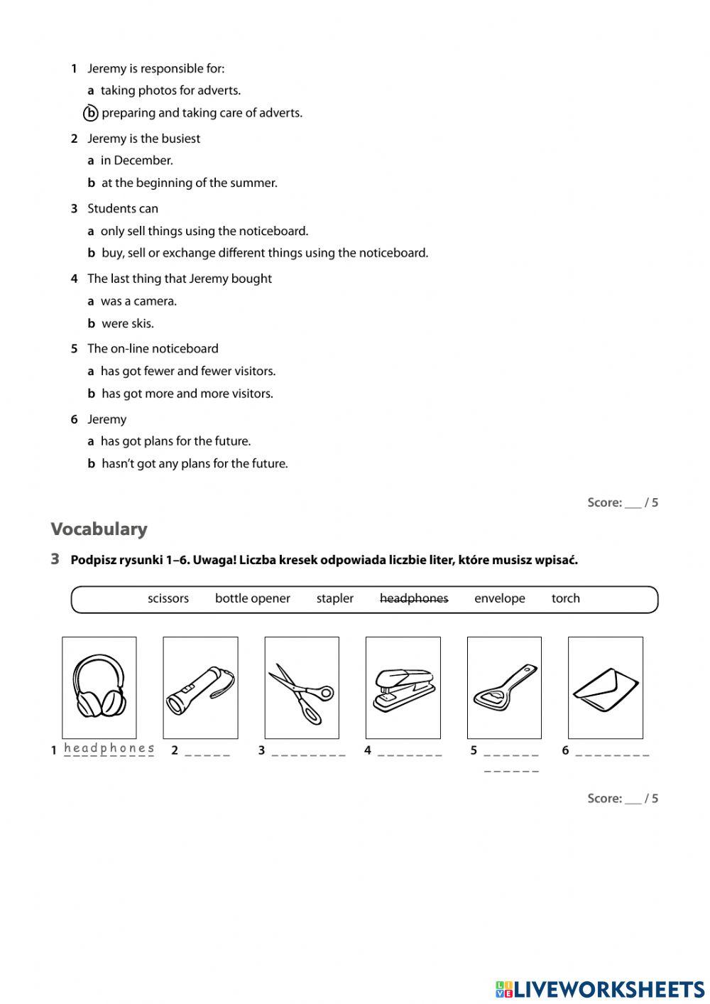 JE 6, unit 7 test, Basic