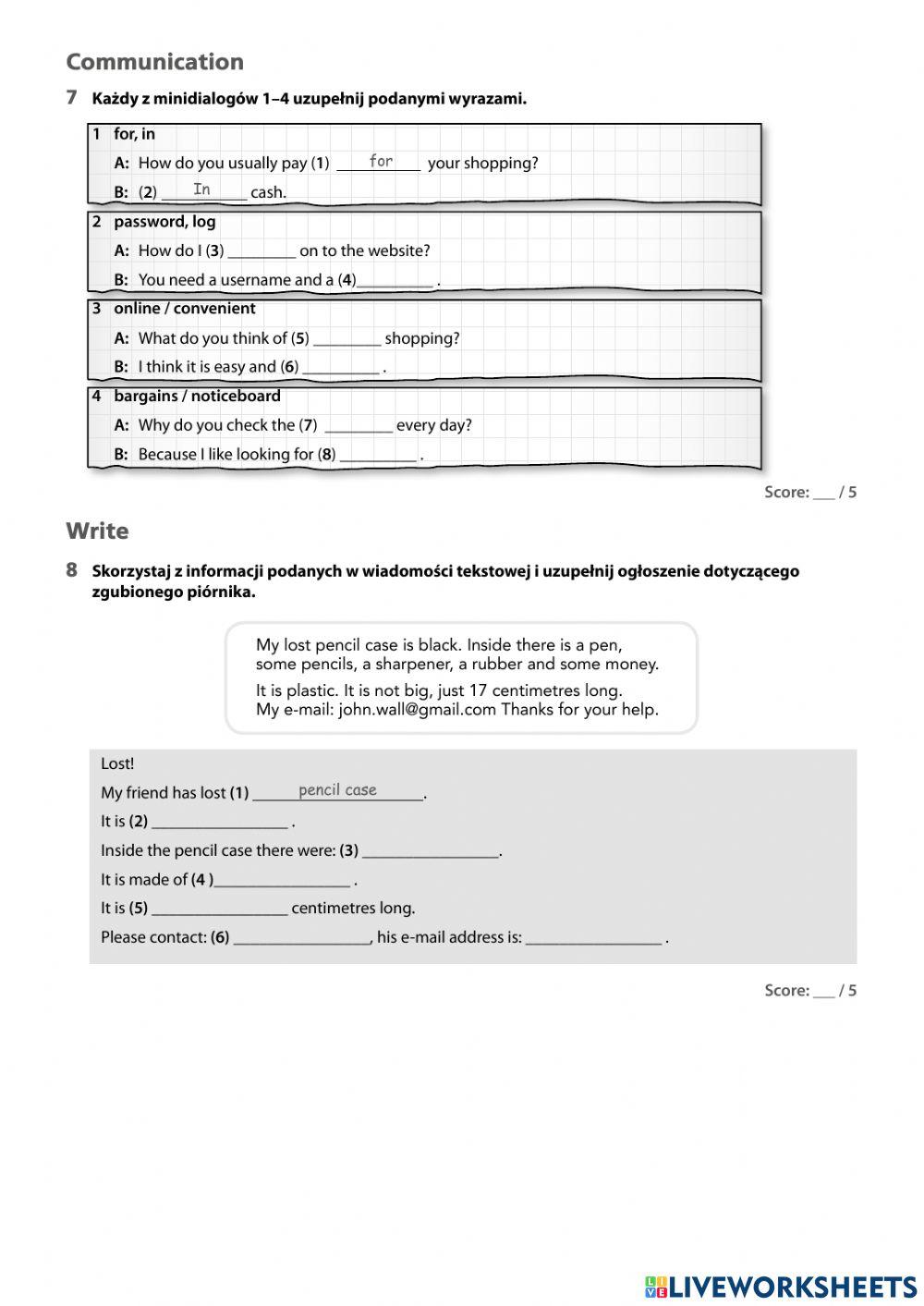 JE 6, unit 7 test, Basic