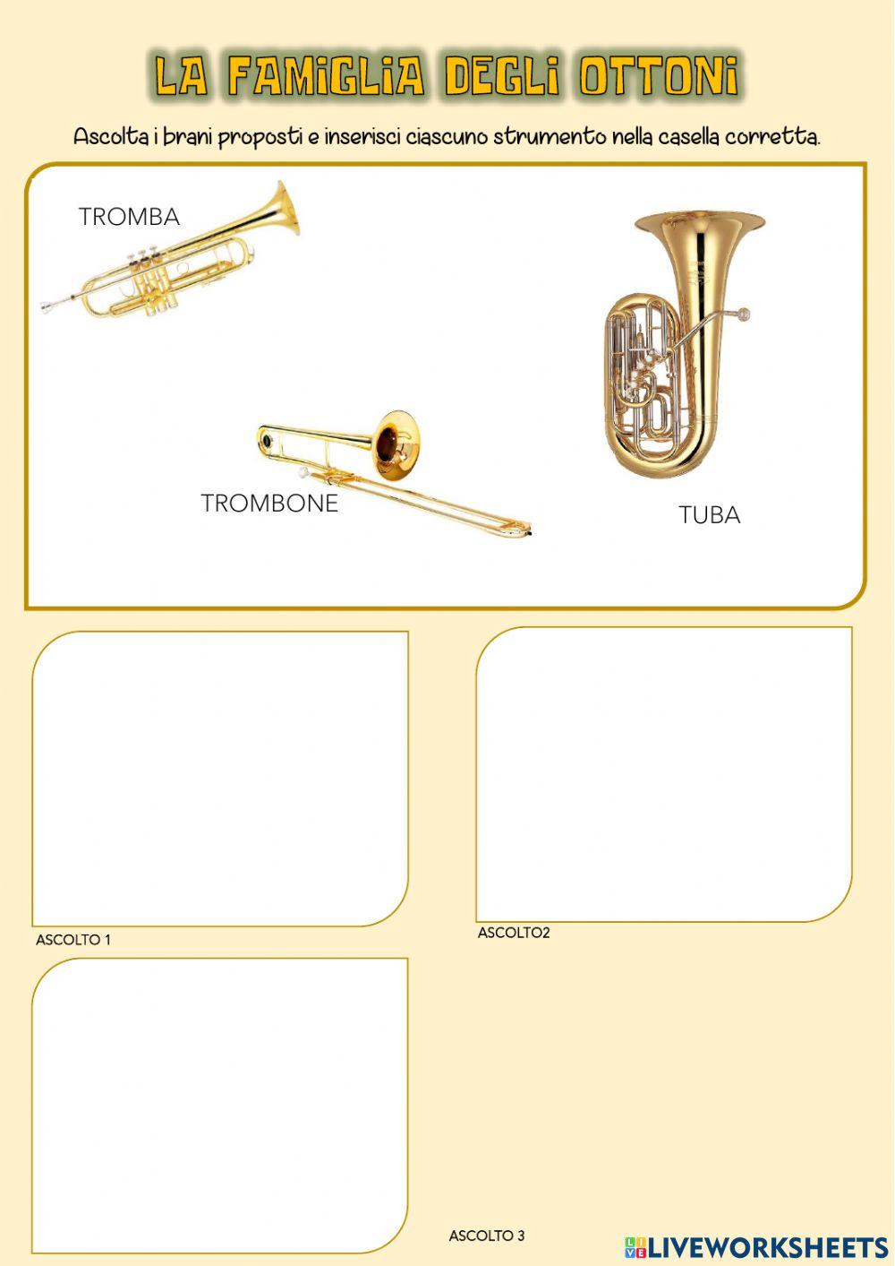 La famiglia orchestrale degli ottoni - Maestra Valentina