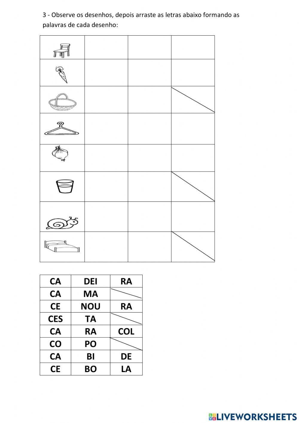 Família silábica do C