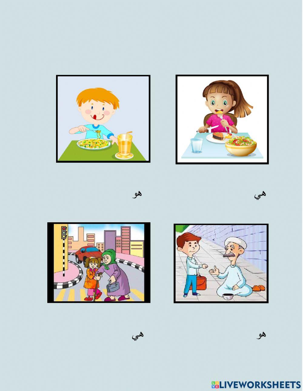 ضمائر الغائب ١