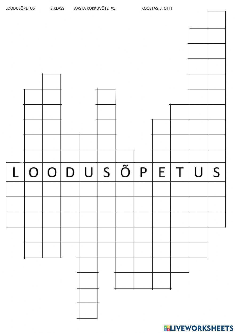 Loodusõpetus -aasta kokkuvõte -2